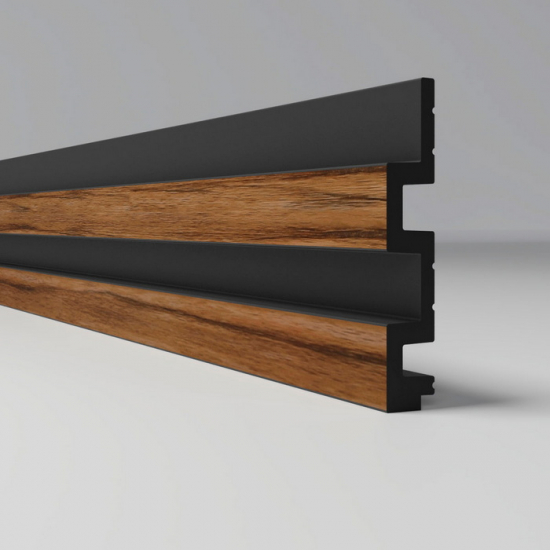 Реечная панель из ПВХ Comfort 3D-Prof XL 242 Дуб европейский - 2,95м